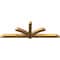Ekena Millwork Redmond Rough Sawn Timber Gable Bracket, Western Red Cedar, 84"W x 28"H x 4"D x 4"F, 8/12 Pitch GBW084X28X0404RED00RWR - alternate 3